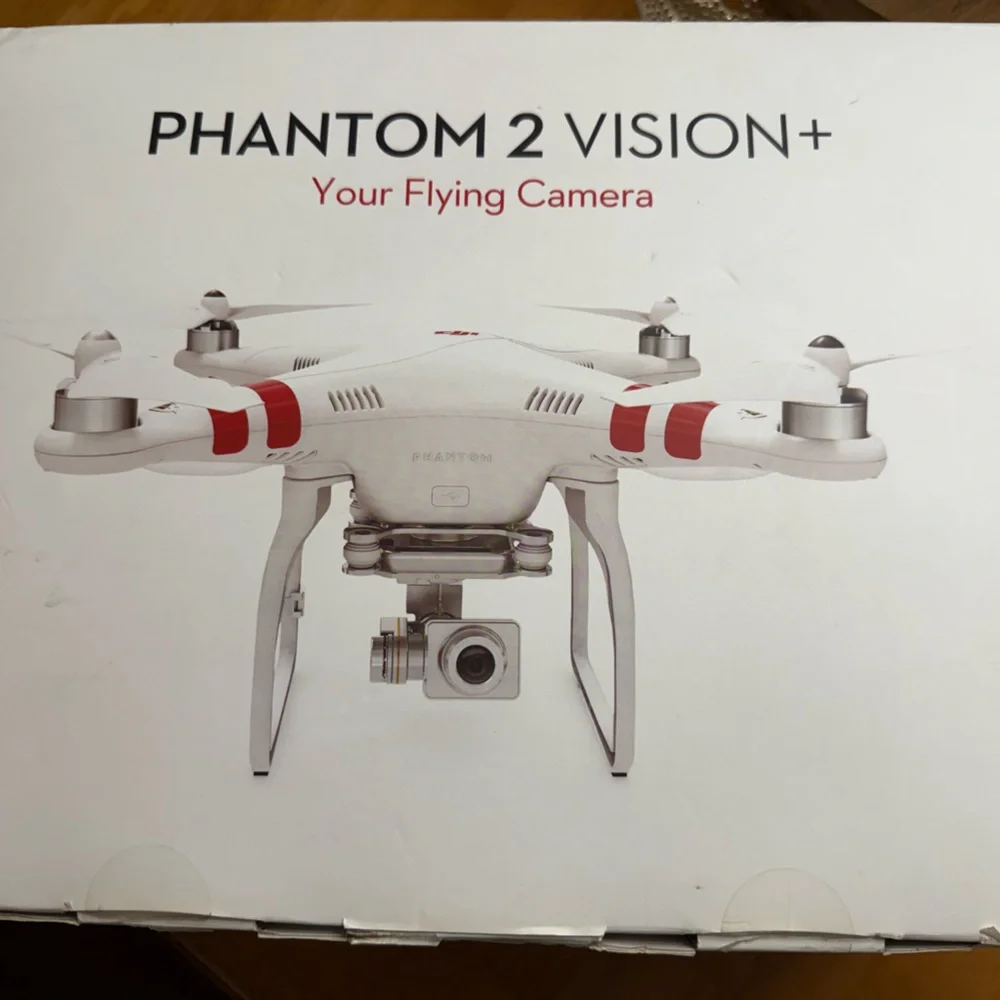 DJI Phantom 2 Vision+ White Drone Camera